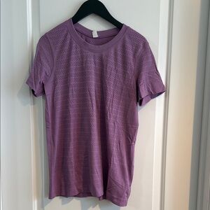 lululemon athletica Purple Fitted Short Sleeve T-shirt